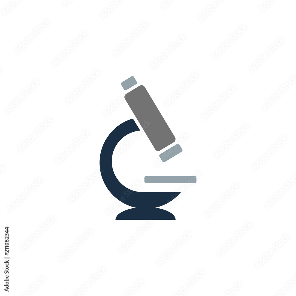 Microscope Science Logo Icon Design Microscope Science Logo Icon Design