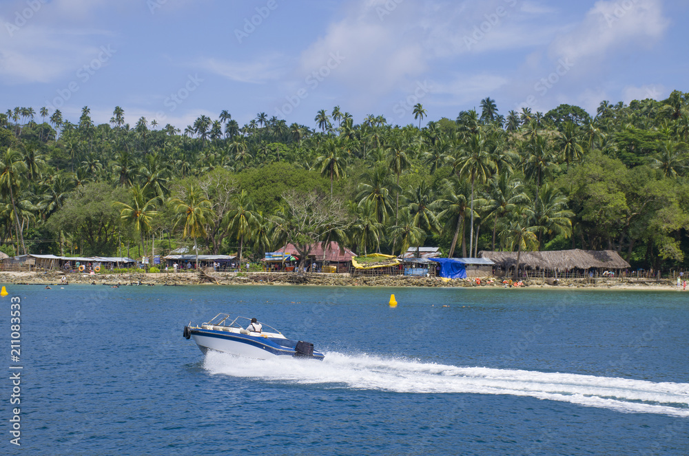 Obraz premium The beautiful landscape of Andaman and the Nicobar Islands in India