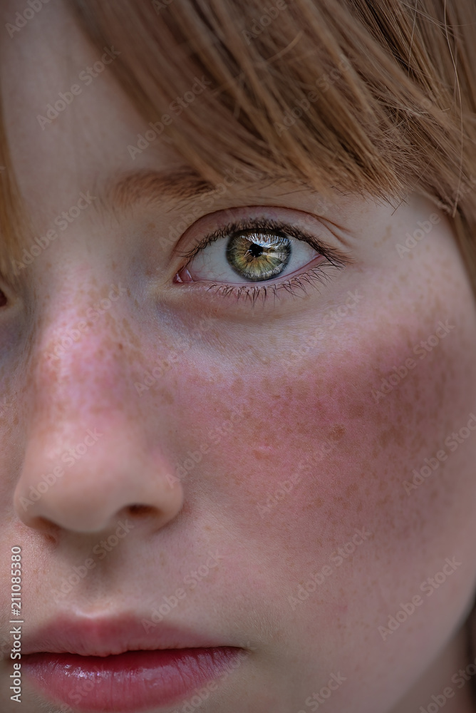 Fototapeta premium Gesicht / das menschliche Auge