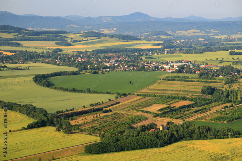 Upper lusatia from the air