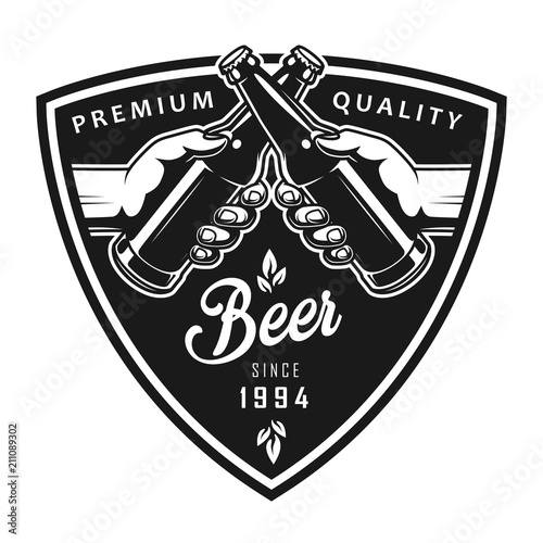 Vintage octoberfest black logo
