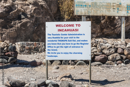 Isla Incahuasi - Isla del Pescado - Salar de Uyuni, Bolivia - South America photo