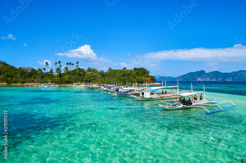 Snake Island in Philippines Palawan El Nido 