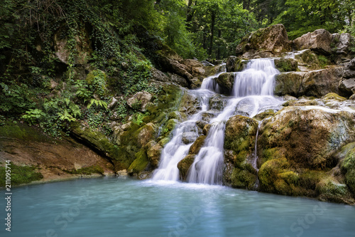 Beautiful Forest Waterfall