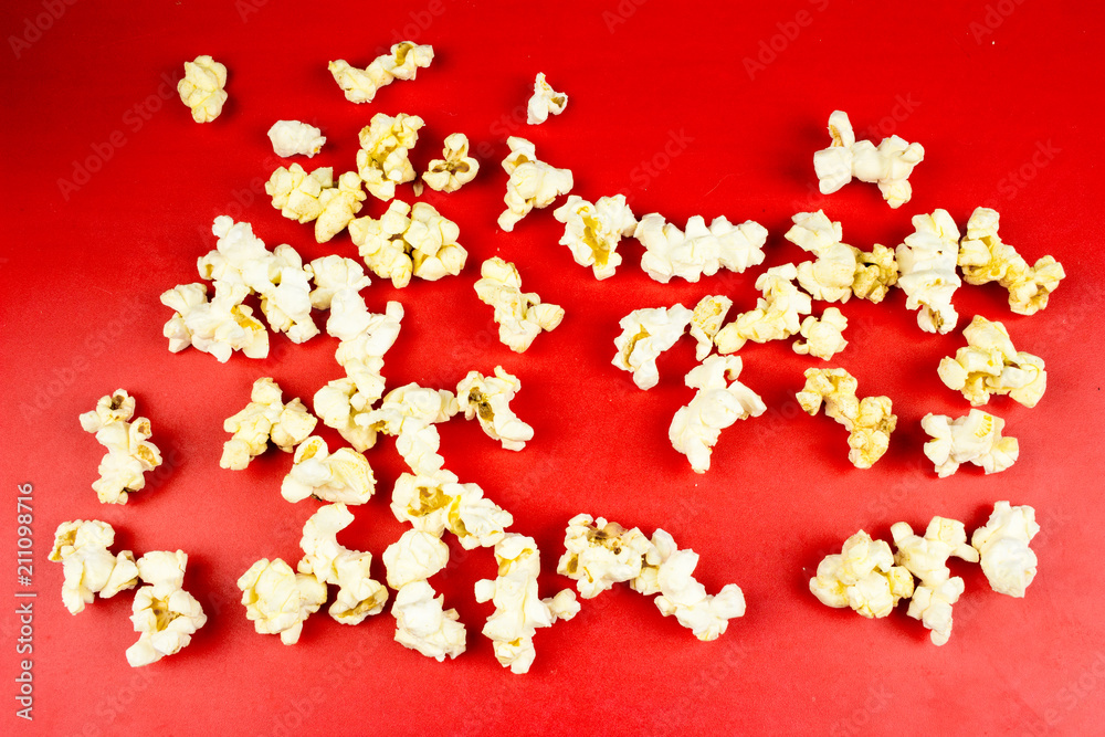 Popcorn.  Food and cinema concept