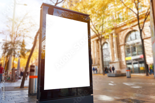 Photography Isolated city billboard for design presentation