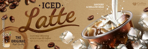 Iced latte banner ads