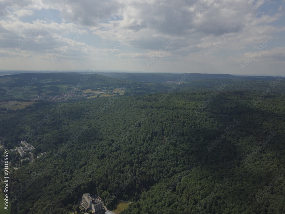 Fototapeta premium Landschaften aus der Luft