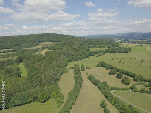 Landschaften mit der Drohne