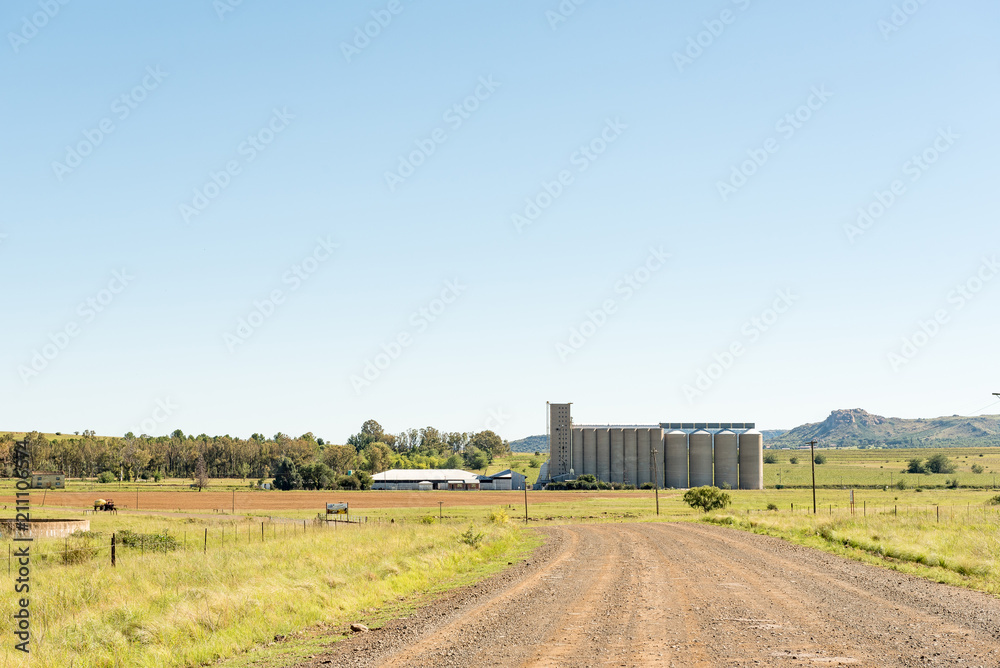 Fototapeta premium The silos at Marseilles in the Free State