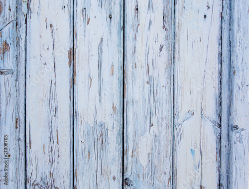 Rustic blue painted wooden panel