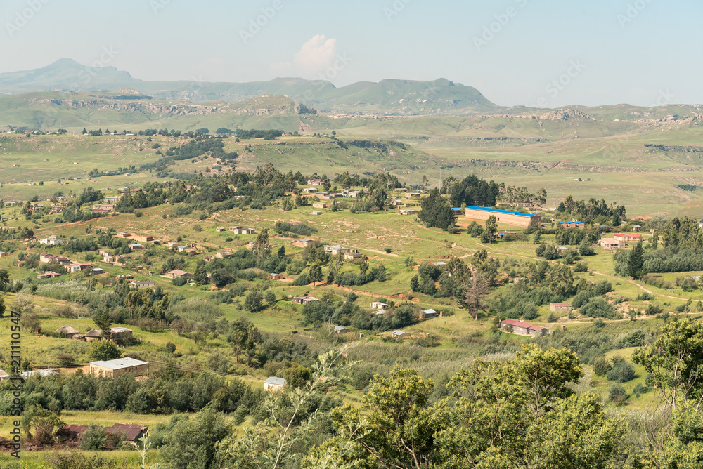 Residential area in QwaQwa in the Free State