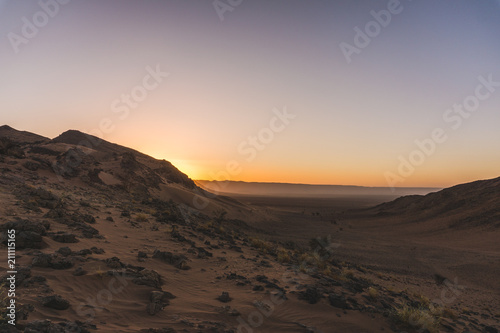 Sunrise in the desert of Morocco © JamesPaul