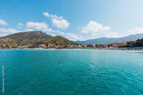 Fototapeta Naklejka Na Ścianę i Meble -  Levanto coast, Liguria, Italy