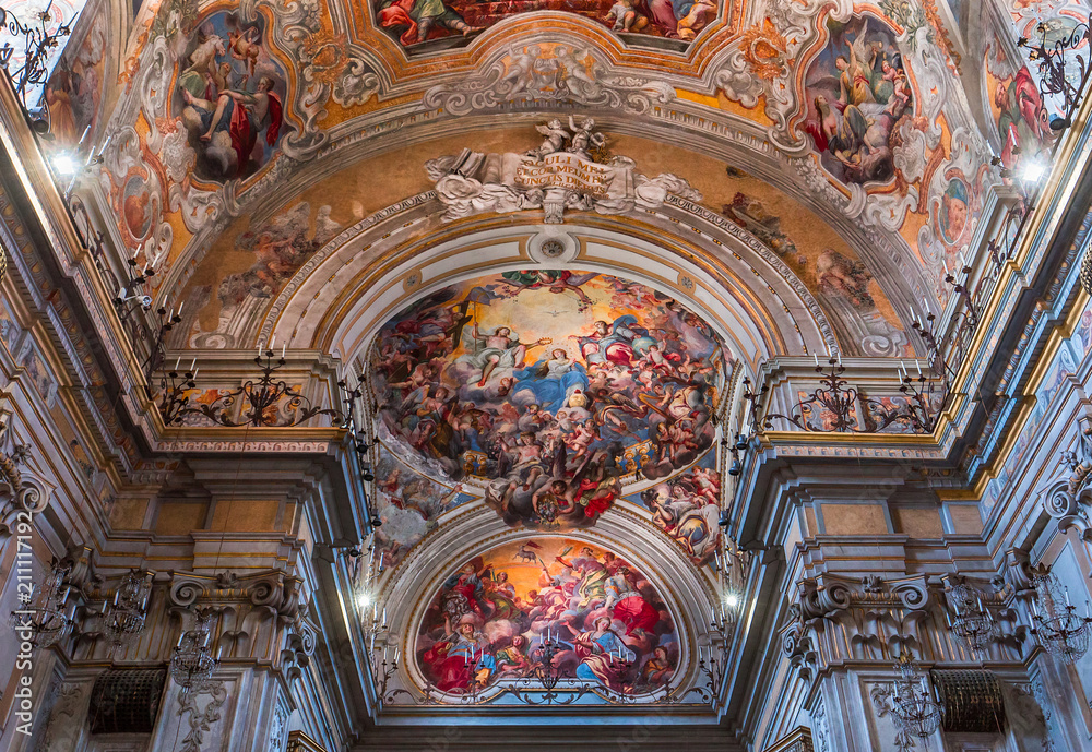 San Benedetto church, Catania, sicily, Italy