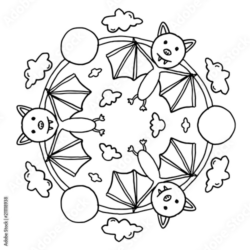 Mandala Fledermaus