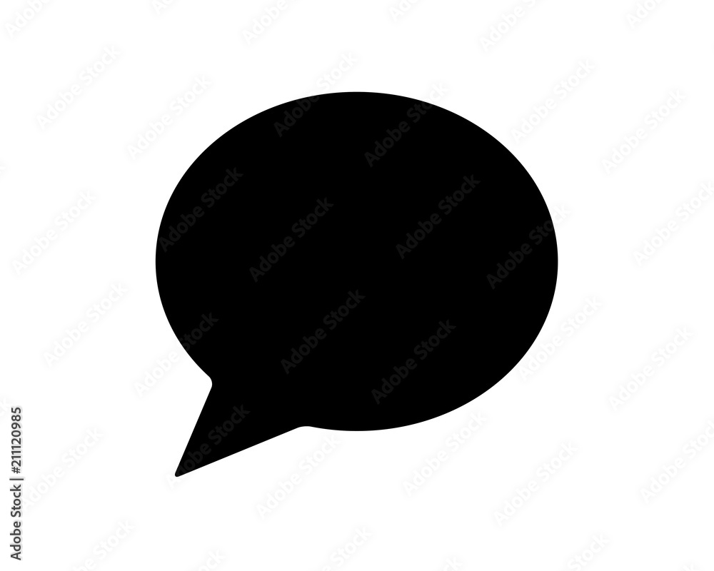 chat icon design round illustration,glyph style design, designed for web and app