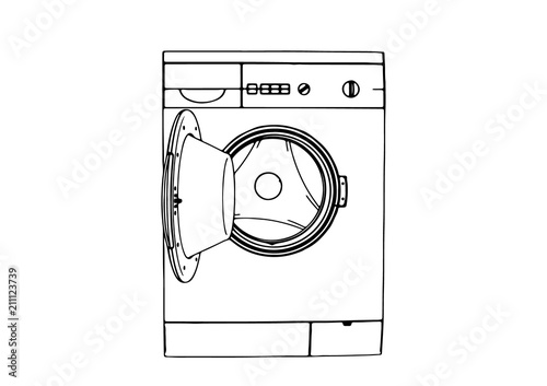 washing machine outline