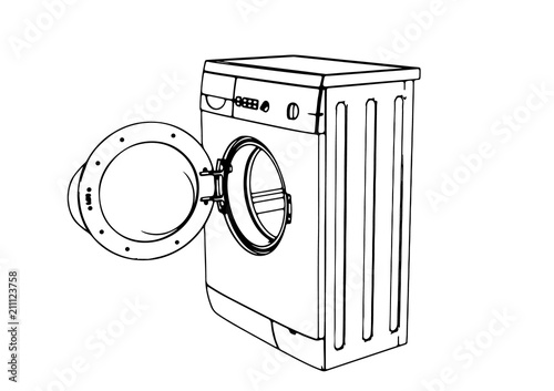 washing machine outline