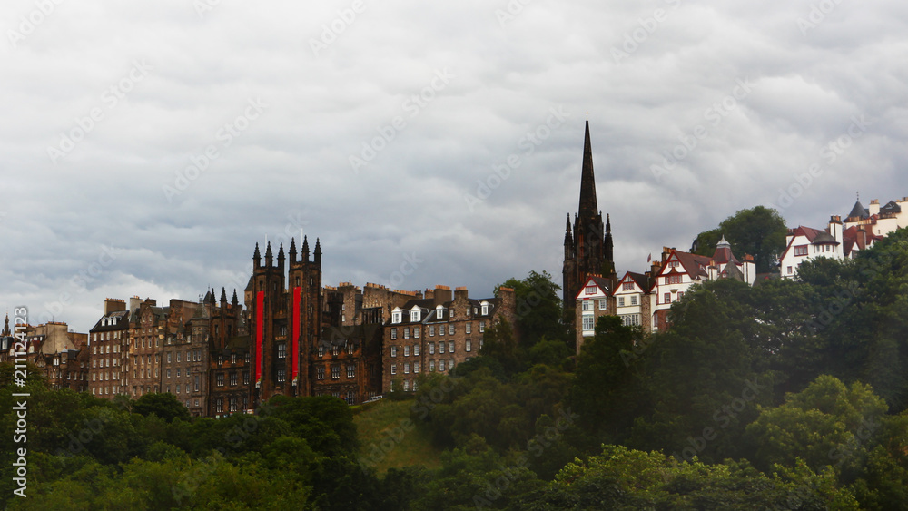 Scene from the city of Edinburgh, Scotland