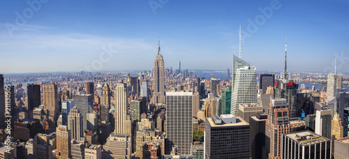 New York City Manhattan Midtown view with Empire State Building. New York City, USA © Steven