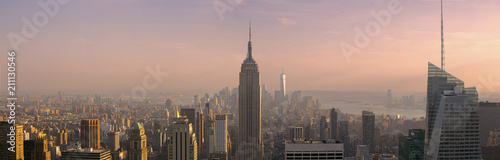 New York City Manhattan Midtown view with Empire State Building, New York City, USA photo