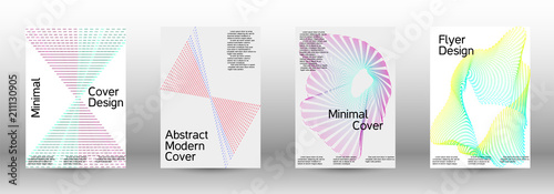 A set of creative sound backgrounds with linear.