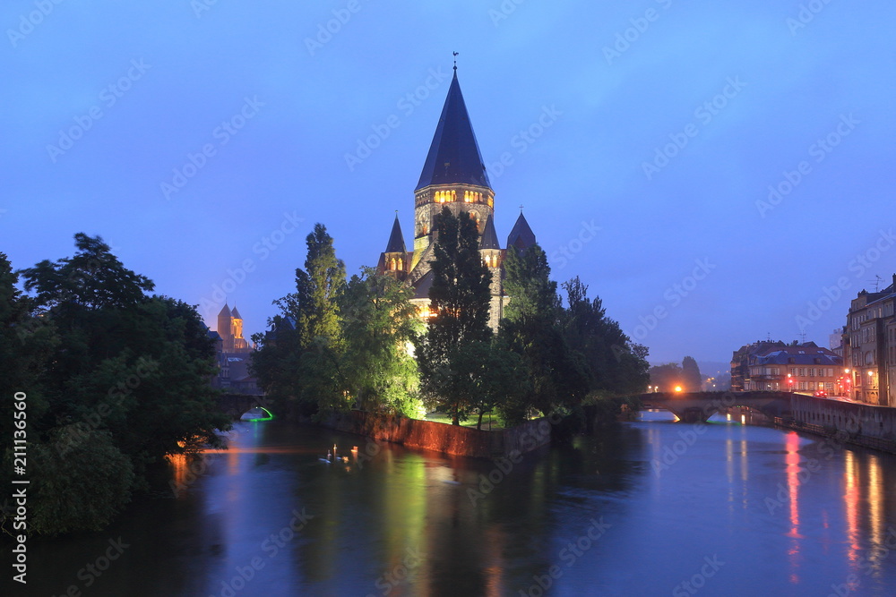 The view of Metz France The view of Metz France