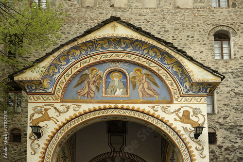Entrance to the Rila monastery, Bulgaria