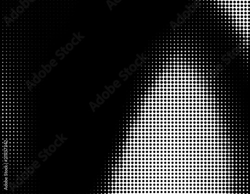 Halftone pattern Digital gradient with dots. Futuristic panel. Vector illustration