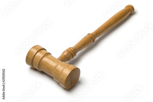Traditional wooden Gavel