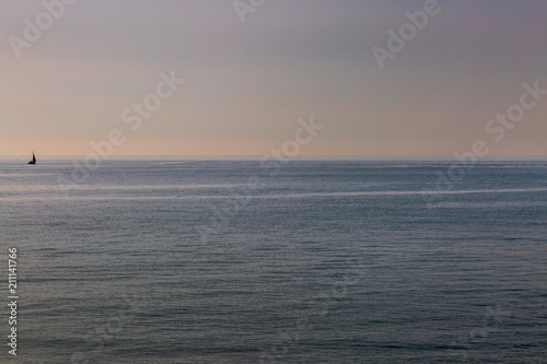 Early morning view of the sea