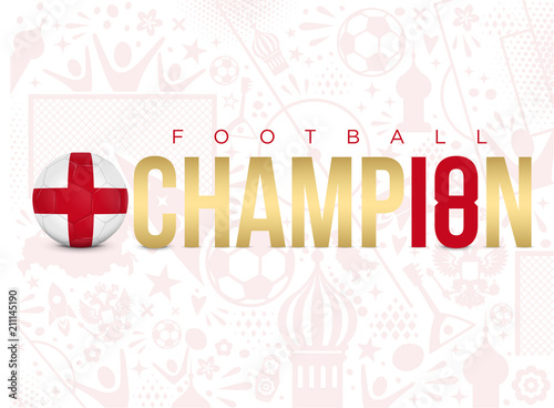 ANGLETERRE - CHAMPION FOOTBALL