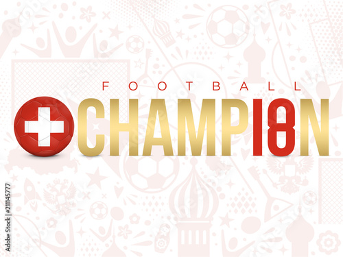 SUISSE - CHAMPION FOOTBALL