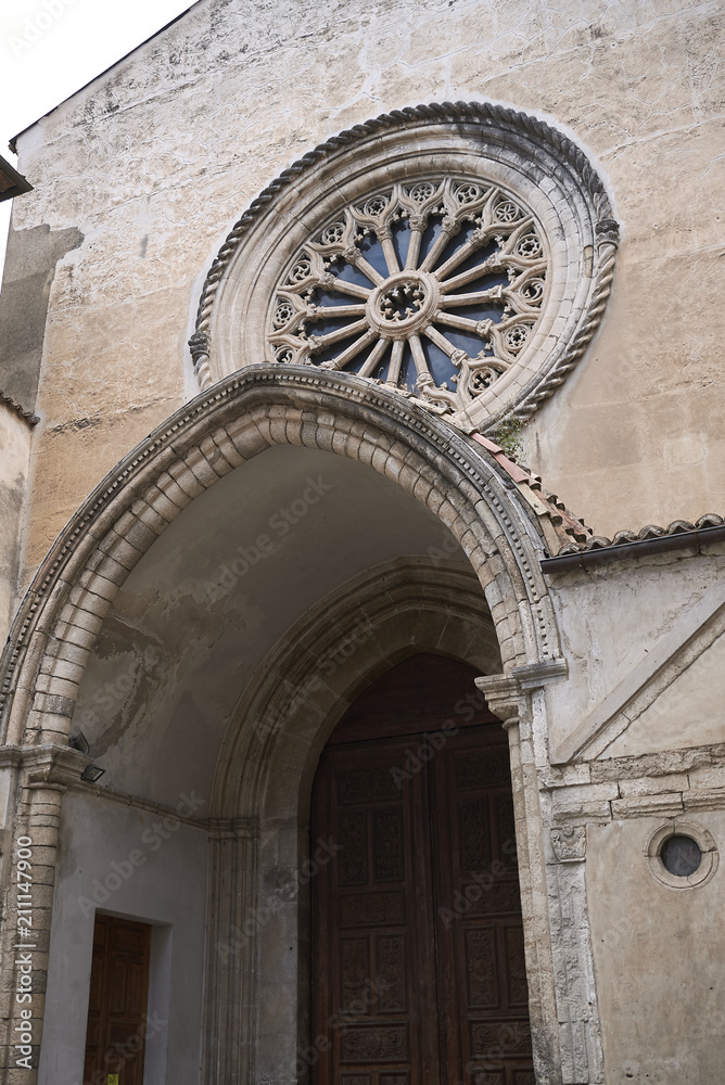 Cosenza, Italy - June 13, 2018 : View of San Domenico church