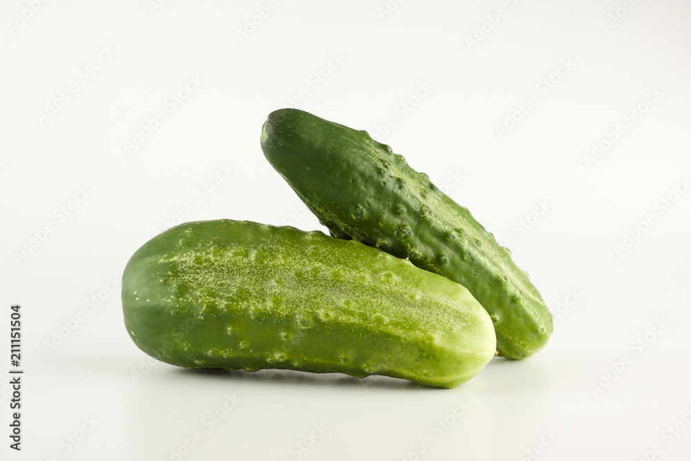 green cucumber isolated green cucumber isolated
