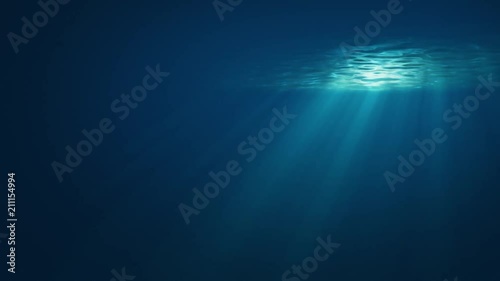 Underwater background - Seamless loop photo