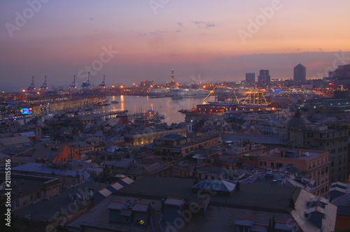 panorama of Genoa