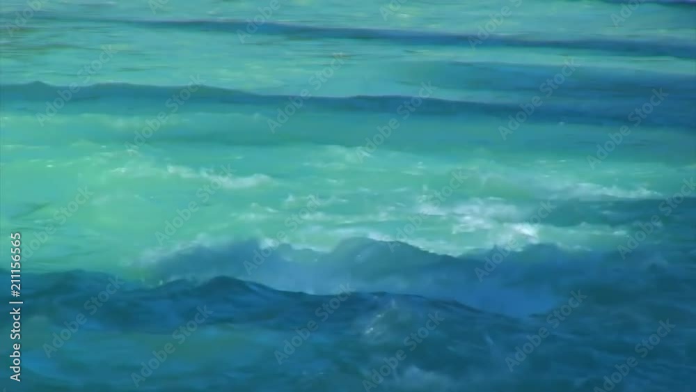 Zoom-Out of Blue Austrian River