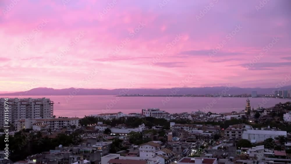 Still: Scenery of Ocean and the City During Sunset Still: Scenery of Ocean and the City During Sunset