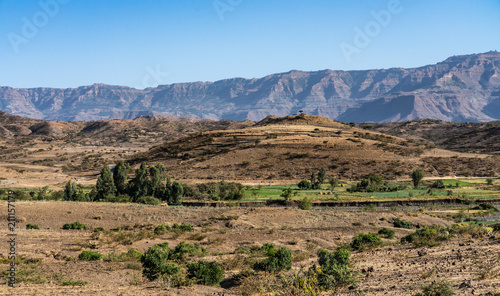 Äthiopien - Landschaft bei Lalibela - Iriya Mesk