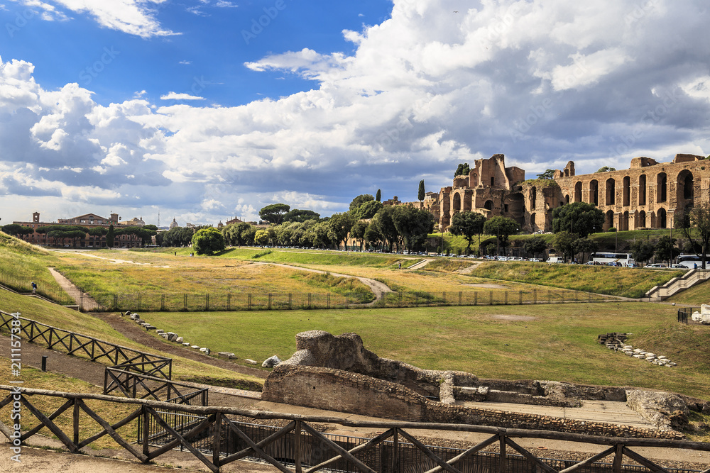 Fototapeta premium Circus Maximus w Rzymie, Włochy