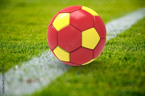 red and yellow ball