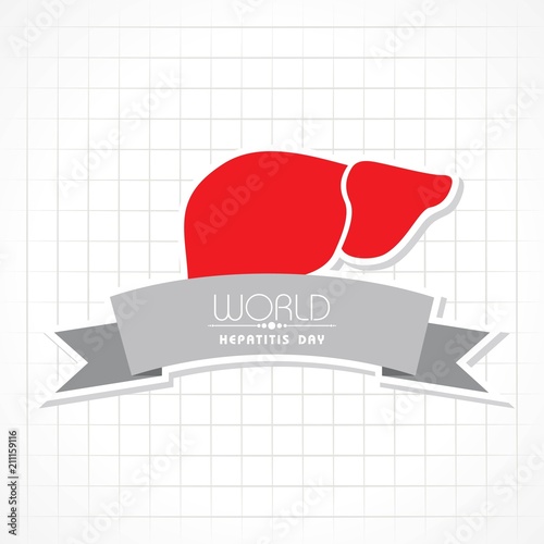 Vector illustration of World Hepatitis Day