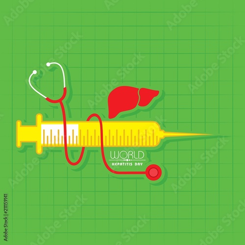 Vector illustration of World Hepatitis Day