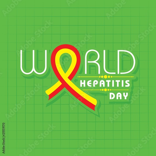 Vector illustration of World Hepatitis Day