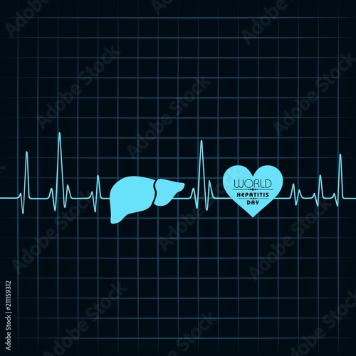 Vector illustration of World Hepatitis Day