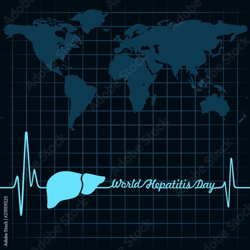 Vector illustration of World Hepatitis Day