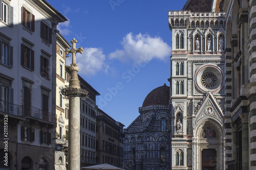 Architectural detail of Florence Catheral, Italy © greta gabaglio