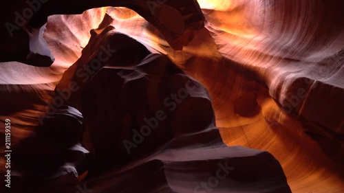 Amazing red cave. Antelope Canyon - Arizona 